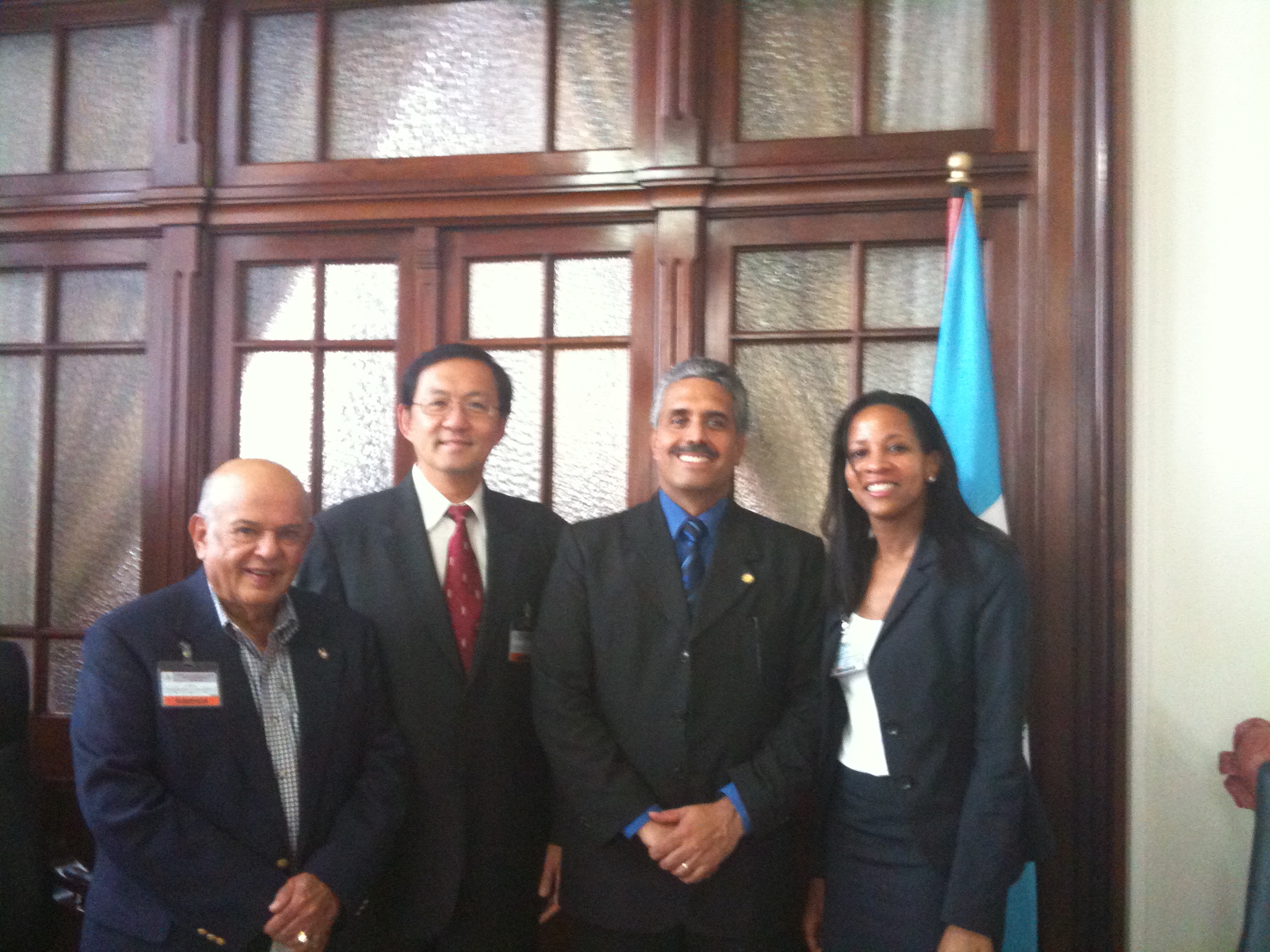Me with VP of Guatemala