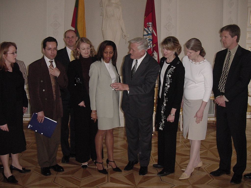 Me with the president of Lithuania
